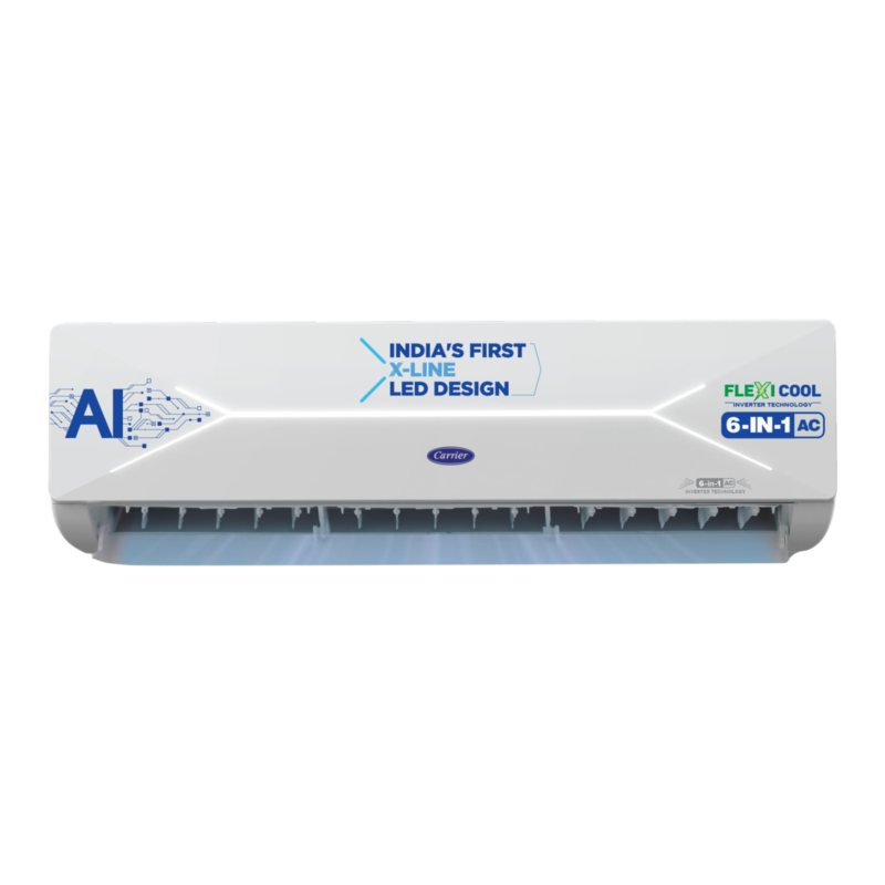 Carrier S/AC 18K 3 Star Xcel Edge EXI Inv Inverter Split AC Copper, Convertible 6-in-1 Cooling.