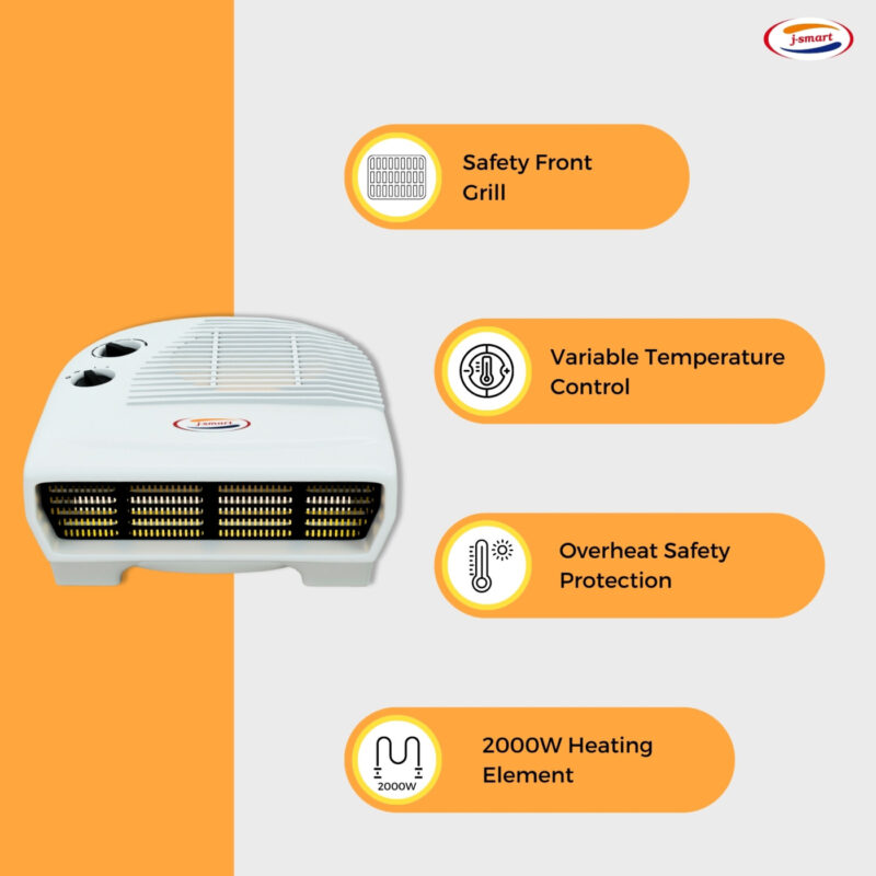 J Smart Fan Heater Mac User Friendly For Home ,Office Use - Image 5