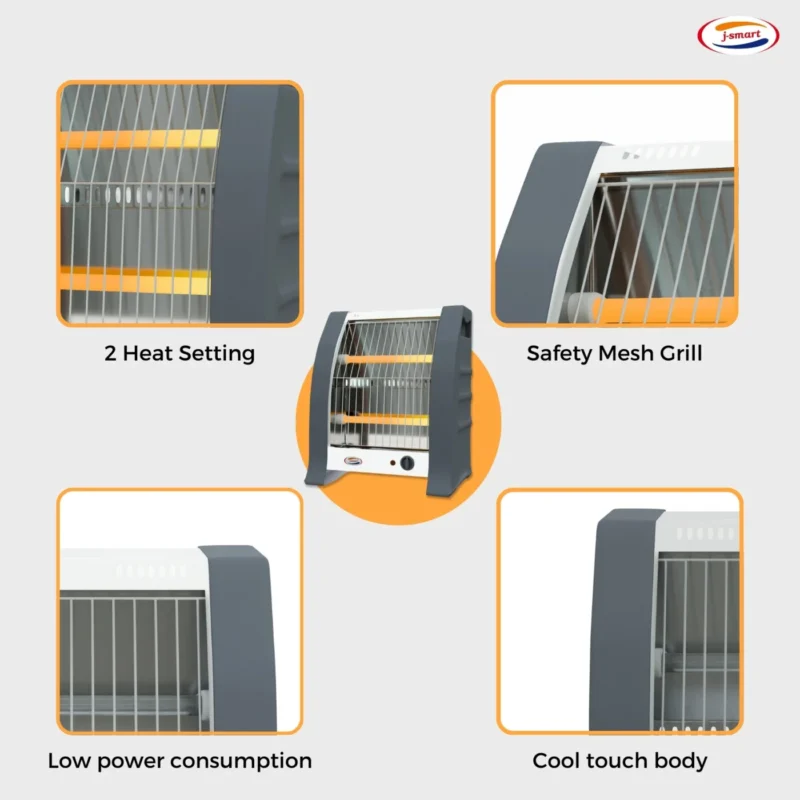 J Smart Quartz Heater Heatwave Use In Home, Office,Small spces - Image 6