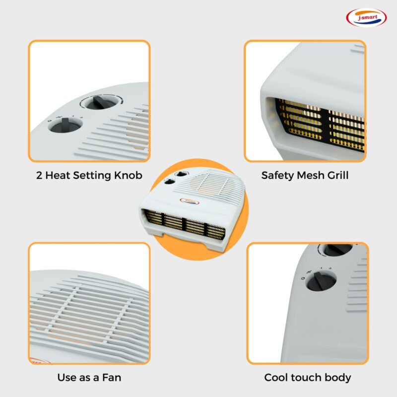 J Smart Fan Heater Mac User Friendly For Home ,Office Use - Image 7