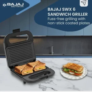 BAJAJ SANDWICH MAKER SWX6 800W